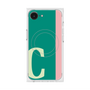 プレミアムスクエアケース with MagSafe［ オリジナル - initial color line - C green ］
