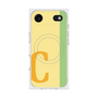 プレミアムスクエアケース with MagSafe［ オリジナル - initial color line - C yellow ］