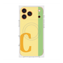プレミアムスクエアケース with MagSafe［ オリジナル - initial color line - C yellow ］
