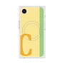 プレミアムスクエアケース with MagSafe［ オリジナル - initial color line - C yellow ］