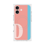 プレミアムスクエアケース with MagSafe［ オリジナル - initial color line - D pink ］