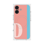 プレミアムスクエアケース with MagSafe［ オリジナル - initial color line - D pink ］