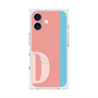 プレミアムスクエアケース with MagSafe［ オリジナル - initial color line - D pink ］