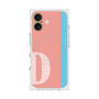 プレミアムスクエアケース with MagSafe［ オリジナル - initial color line - D pink ］