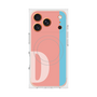 プレミアムスクエアケース with MagSafe［ オリジナル - initial color line - D pink ］