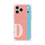 プレミアムスクエアケース with MagSafe［ オリジナル - initial color line - D pink ］