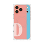 プレミアムスクエアケース with MagSafe［ オリジナル - initial color line - D pink ］