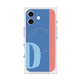 プレミアムスクエアケース with MagSafe［ オリジナル - initial color line - D blue ］