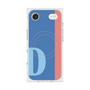 プレミアムスクエアケース with MagSafe［ オリジナル - initial color line - D blue ］