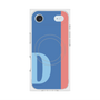 プレミアムスクエアケース with MagSafe［ オリジナル - initial color line - D blue ］