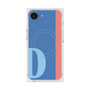 プレミアムスクエアケース with MagSafe［ オリジナル - initial color line - D blue ］