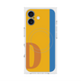 プレミアムスクエアケース with MagSafe［ オリジナル - initial color line - D orange ］