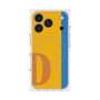プレミアムスクエアケース with MagSafe［ オリジナル - initial color line - D orange ］