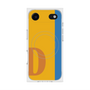プレミアムスクエアケース with MagSafe［ オリジナル - initial color line - D orange ］