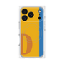 プレミアムスクエアケース with MagSafe［ オリジナル - initial color line - D orange ］