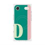 プレミアムスクエアケース with MagSafe［ オリジナル - initial color line - D green ］