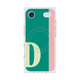 プレミアムスクエアケース with MagSafe［ オリジナル - initial color line - D green ］