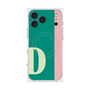 プレミアムスクエアケース with MagSafe［ オリジナル - initial color line - D green ］