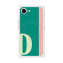 プレミアムスクエアケース with MagSafe［ オリジナル - initial color line - D green ］
