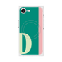 プレミアムスクエアケース with MagSafe［ オリジナル - initial color line - D green ］