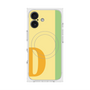 プレミアムスクエアケース with MagSafe［ オリジナル - initial color line - D yellow ］