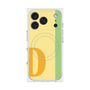 プレミアムスクエアケース with MagSafe［ オリジナル - initial color line - D yellow ］