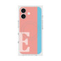 プレミアムスクエアケース with MagSafe［ オリジナル - initial color line - E pink ］