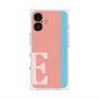 プレミアムスクエアケース with MagSafe［ オリジナル - initial color line - E pink ］