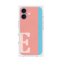 プレミアムスクエアケース with MagSafe［ オリジナル - initial color line - E pink ］