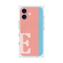 プレミアムスクエアケース with MagSafe［ オリジナル - initial color line - E pink ］