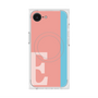 プレミアムスクエアケース with MagSafe［ オリジナル - initial color line - E pink ］