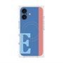 プレミアムスクエアケース with MagSafe［ オリジナル - initial color line - E blue ］
