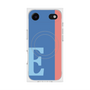 プレミアムスクエアケース with MagSafe［ オリジナル - initial color line - E blue ］