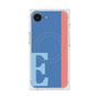 プレミアムスクエアケース with MagSafe［ オリジナル - initial color line - E blue ］