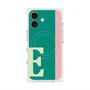 プレミアムスクエアケース with MagSafe［ オリジナル - initial color line - E green ］