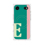 プレミアムスクエアケース with MagSafe［ オリジナル - initial color line - E green ］
