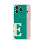 プレミアムスクエアケース with MagSafe［ オリジナル - initial color line - E green ］