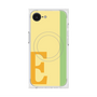 プレミアムスクエアケース with MagSafe［ オリジナル - initial color line - E yellow ］