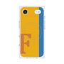 プレミアムスクエアケース with MagSafe［ オリジナル - initial color line - F orange ］