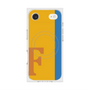 プレミアムスクエアケース with MagSafe［ オリジナル - initial color line - F orange ］