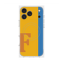 プレミアムスクエアケース with MagSafe［ オリジナル - initial color line - F orange ］