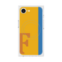 プレミアムスクエアケース with MagSafe［ オリジナル - initial color line - F orange ］