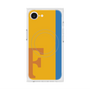 プレミアムスクエアケース with MagSafe［ オリジナル - initial color line - F orange ］