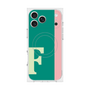 プレミアムスクエアケース with MagSafe［ オリジナル - initial color line - F green ］