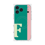 プレミアムスクエアケース with MagSafe［ オリジナル - initial color line - F green ］