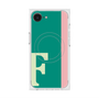 プレミアムスクエアケース with MagSafe［ オリジナル - initial color line - F green ］