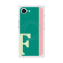 プレミアムスクエアケース with MagSafe［ オリジナル - initial color line - F green ］