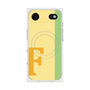 プレミアムスクエアケース with MagSafe［ オリジナル - initial color line - F yellow ］
