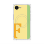 プレミアムスクエアケース with MagSafe［ オリジナル - initial color line - F yellow ］