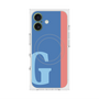 プレミアムスクエアケース with MagSafe［ オリジナル - initial color line - G blue ］